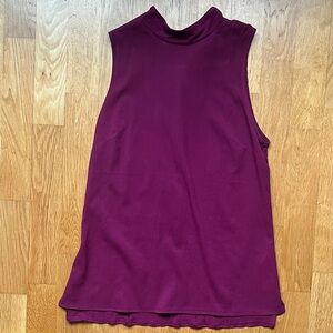 French Connection Rich Plum Muscle Tee